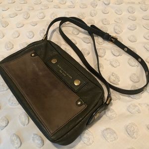 Marc by Marc Jacobs Green Leather Crossbody Purse